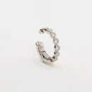 Brinco Ear Cuff Cravejado em Ouro Branco 18k - fotografia de produto