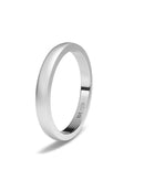 Anel Unissex Aro Slim em Ouro Branco 18k - fotografia de produto