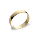 Anel Unissex Aro Clássico em Ouro Amarelo 18k - fotografia de produto
