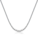 Colar Riviera Delicata em Ouro Branco 18k - fotografia de produto