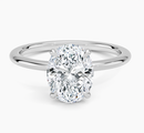 Anel Diamante Oval 2 Quilates - fotografia de produto