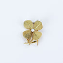 Broche Trevo em Ouro Amarelo 18k - fotografia de produto
